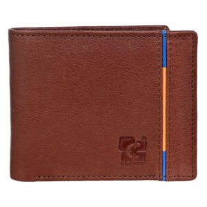 Men's Wallet, Full Grain Leather, Bi-Fold, 6 Card Slots, RFID Protected | Clover