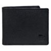 Mens Wallet, Full Grain leather, Bi-Fold, 6 Card Slots with 2 Currency Pockets | Clover