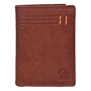 Men's Wallet, Full Grain Leather, Note Case, 4 Card Slots with Coin Pocket, RFID Protected | Clover