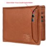 Men’s Wallet, Full Grain Leather, Bi-Fold, 10 Card Slots, RFID Protected | Clover