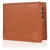 Men’s Wallet, Full Grain Leather, Bi-Fold, 8 Card Slots, RFID Protected | Clover