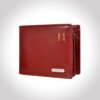 Men’s Wallet, Full Grain Leather, Bi-Fold, 7 Card Slots with Coin Pocket, RFID Protected | Clover