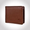 Men’s Wallet, Full Grain Leather, Bi-Fold, 3 Card Slots with Coin Pocket, RFID Protected | Clover