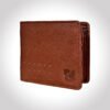 Men’s Wallet, Full Grain Leather, Bi-Fold, 3 Card Slots with Coin Pocket, RFID Protected | Clover