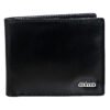 Men’s Wallet, Full Grain Leather, Bi-Fold, 6 Card Slots, RFID Protected | Clover