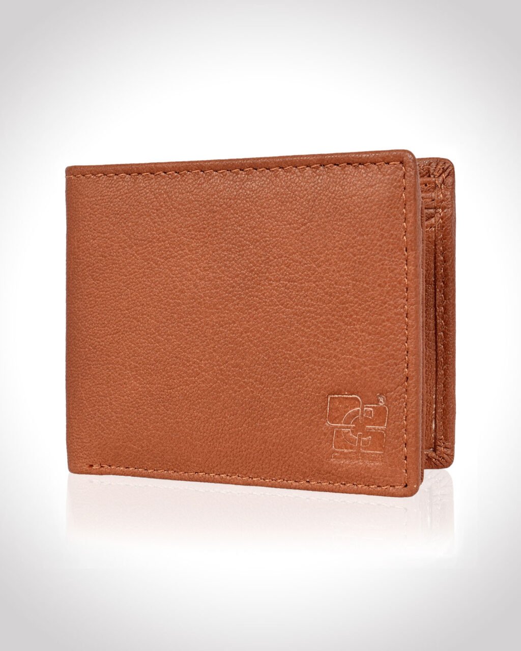 Men's Wallet, Full Grain Leather, Bi-Fold, 7 Card Slots with Coin Pocket, RFID Protected | Clover