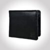 Men’s Wallet, Full Grain Leather, Bi-Fold, 3 Card Slots with Coin Pocket, RFID Protected | Clover