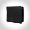 Men’s Wallet, Full Grain Leather, Bi-Fold, 3 Card Slots with Coin Pocket, RFID Protected | Clover
