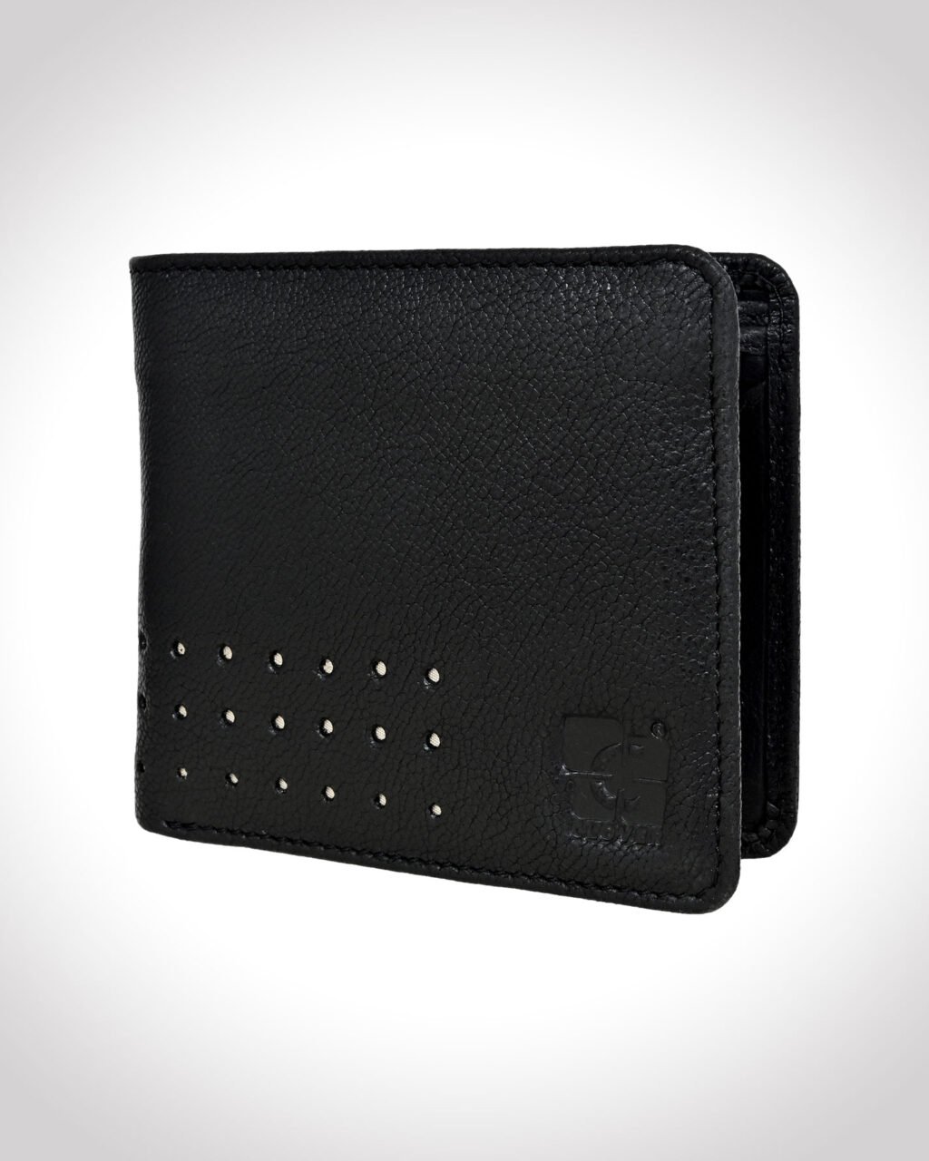 Men's Wallet, Full Grain Leather, Bi-Fold, 3 Card Slots with Coin Pocket, RFID Protected | Clover