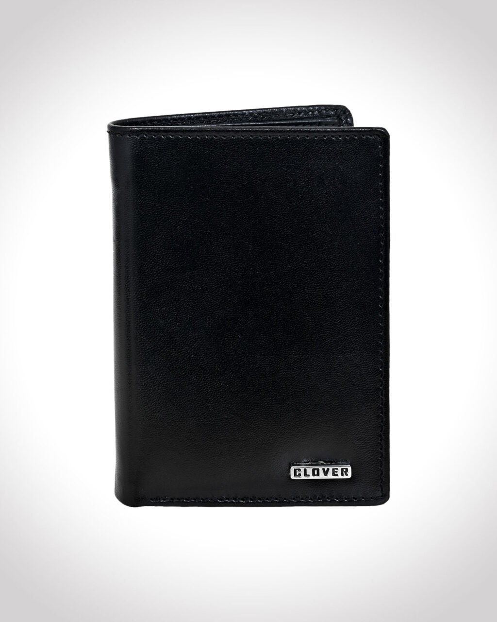 Men's Wallet, Full Grain Leather, Note Case, 6 Card Slots with Coin Pocket, RFID Protected | Clover