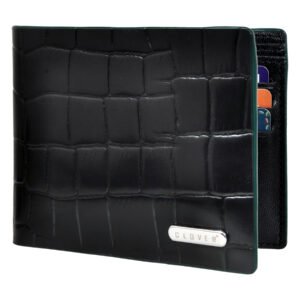 Men's Wallet, Full Grain Leather, Bi-Fold, 6 Card Slots, RFID Protected | Clover