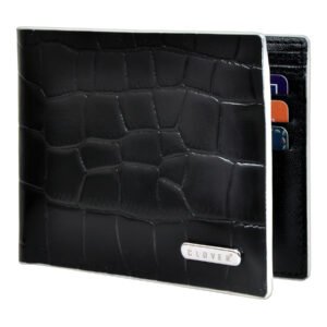 Men's Wallet, Full Grain Leather, Bi-Fold, 6 Card Slots, RFID Protected | Clover