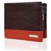 Men’s Wallet, Full Grain Leather, Bi-Fold, 10 Card Slots, RFID Protected | Clover