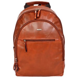 Premium Official Bagpack, Tan, Full Grain Leather | Clover