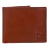 Men’s Wallet, Full Grain Leather, Bi-Fold, 3 Card Slots with Coin Pocket, RFID Protected | Clover