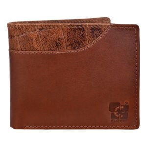 Men's Wallet, Full Grain Leather, Bi-Fold, 7 Card Slots with Coin Pocket, RFID Protected | Clover