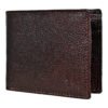 Men’s Wallet, Full Grain Leather, Bi-Fold, 3 Card Slots with Coin Pocket, RFID Protected | Clover