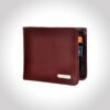 Men’s Wallet, Full Grain Leather, Bi-Fold, 4 Card Slots, RFID Protected | Clover