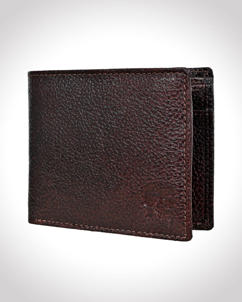 Men's Wallet, Full Grain Leather, Bi-Fold, 3 Card Slots with Coin Pocket, RFID Protected | Clover