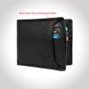 Men’s Wallet, Full Grain Leather, Bi-Fold, 10 Card Slots, RFID Protected | Clover