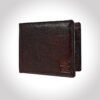 Men’s Wallet, Full Grain Leather, Bi-Fold, 7 Card Slots with Coin Pocket, RFID Protected | Clover