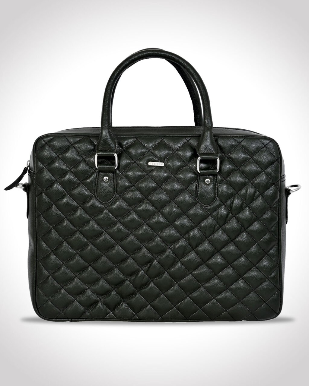 Urban Quilted Luxury Excutive Laptop Bag, Full Grain Leather | Clover