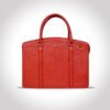 Oxford Premium Executive Laptop Bag, Red, Full Grain Leather | Clover