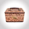 The Cheyenne Hand-Tooled Leather Jewelry Box