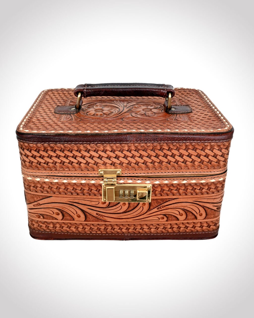 The Sedona Hand-Tooled Jewelry Box