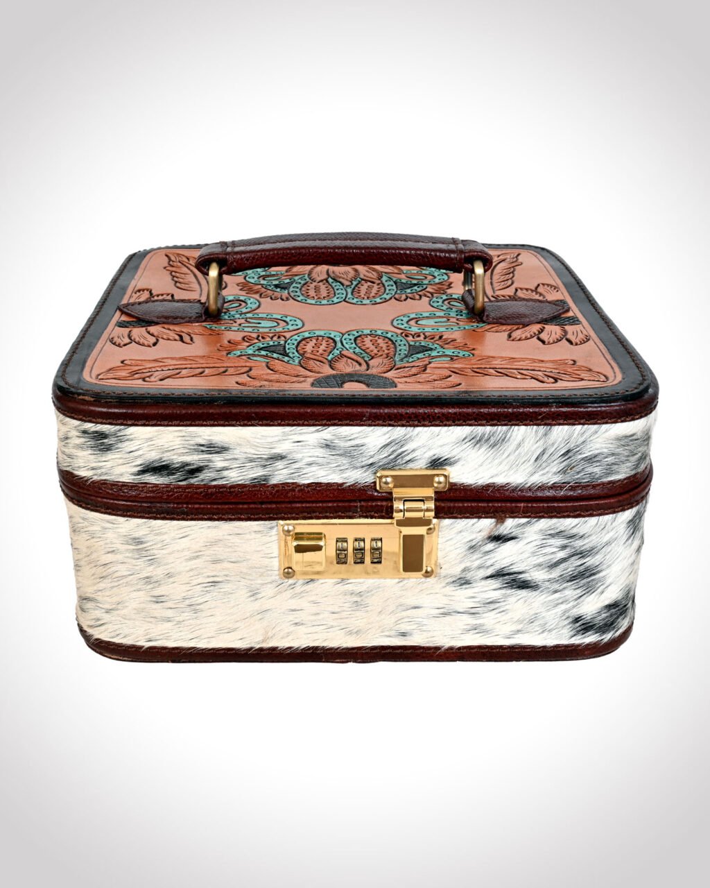 The Maverick Hair-On Hide Luxury Jewelry Box
