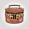 The Safari Leopard Print Hair-On Hide Cosmetic Box